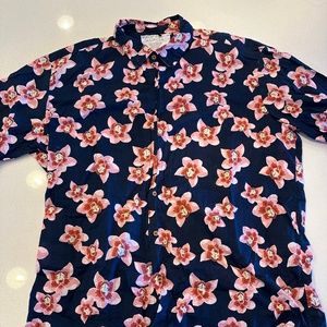 Acacia Men's Aloha Shirt - XXL - Isle Print